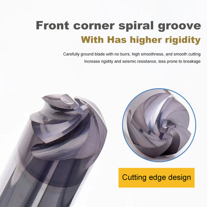 30 60 90 120 degree Spiral chamfer carbide end mill for steel