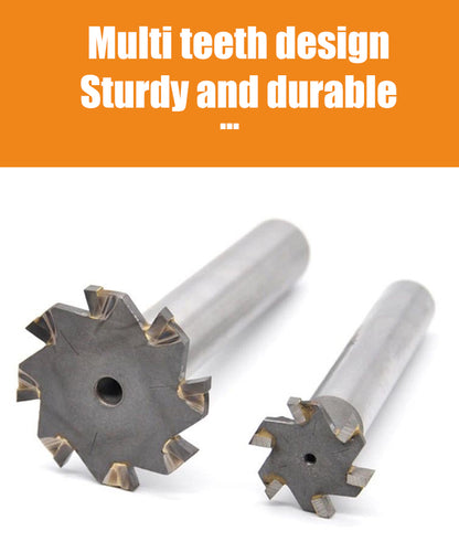 ACHTO T Slot Cutter End Mill 120 150 200 Length for Cutting Aluminum Alloy Tungsten Steel 4 Flutes Milling