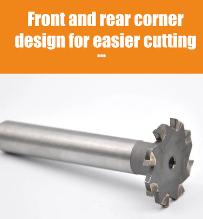 ACHTO T Slot Cutter End Mill 120 150 200 Length for Cutting Aluminum Alloy Tungsten Steel 4 Flutes Milling