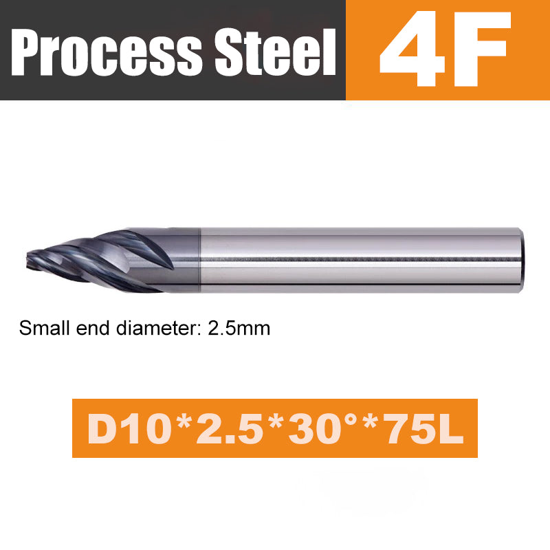 30 60 90 120 degree Spiral chamfer carbide end mill for steel