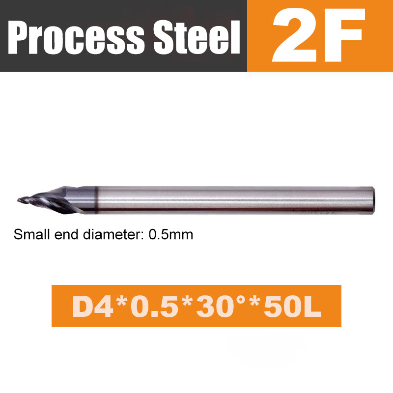 30 60 90 120 degree Spiral chamfer carbide end mill for steel