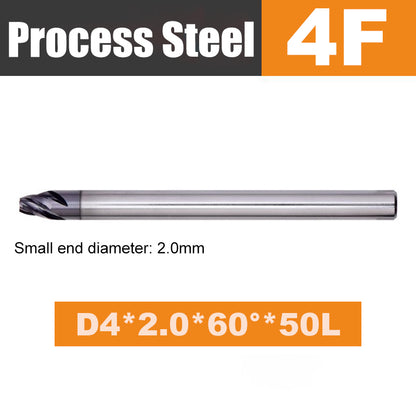 30 60 90 120 degree Spiral chamfer carbide end mill for steel