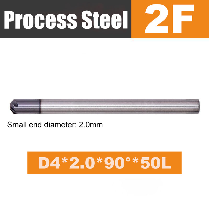 30 60 90 120 degree Spiral chamfer carbide end mill for steel